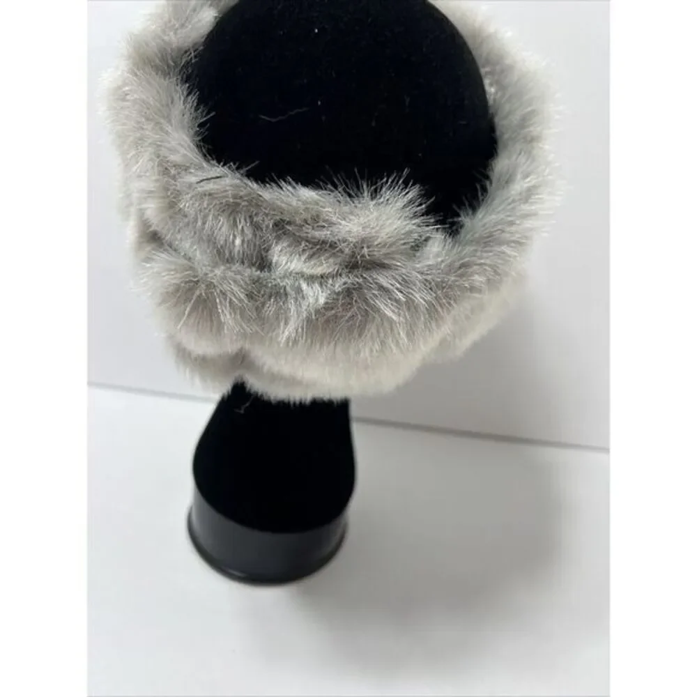 Faux Fur Head Band Silver Fox Terry Lewis Classic‎ Luxuries